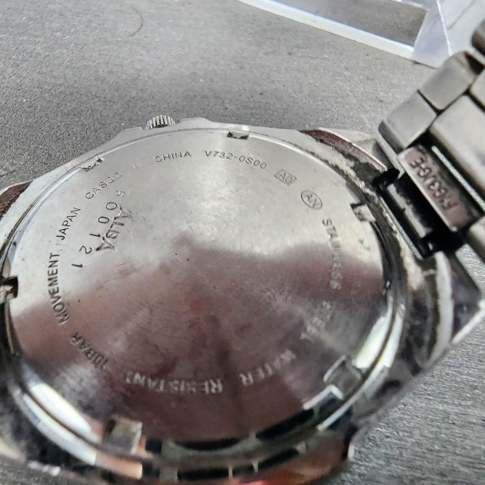 Seiko Alba Watch Men 39mm White Dial Silver Tone Date V7320S00 New Battery9