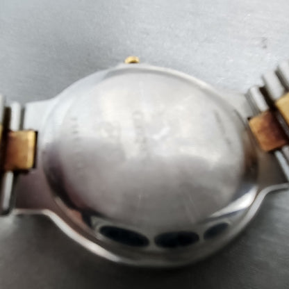 Longines Conquest Watch Men 32mm Silver Dial Two Tone Date Round New Battery8