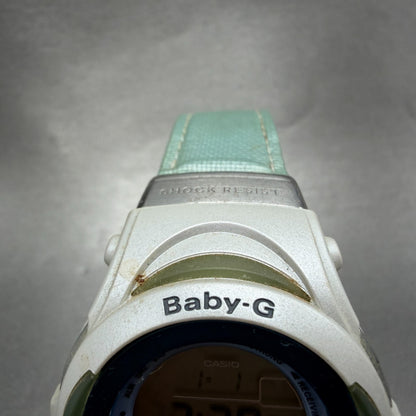 Casio Baby-G Watch Women 40mm White & Blue Alarm Chrono BGT-2000 New Battery4