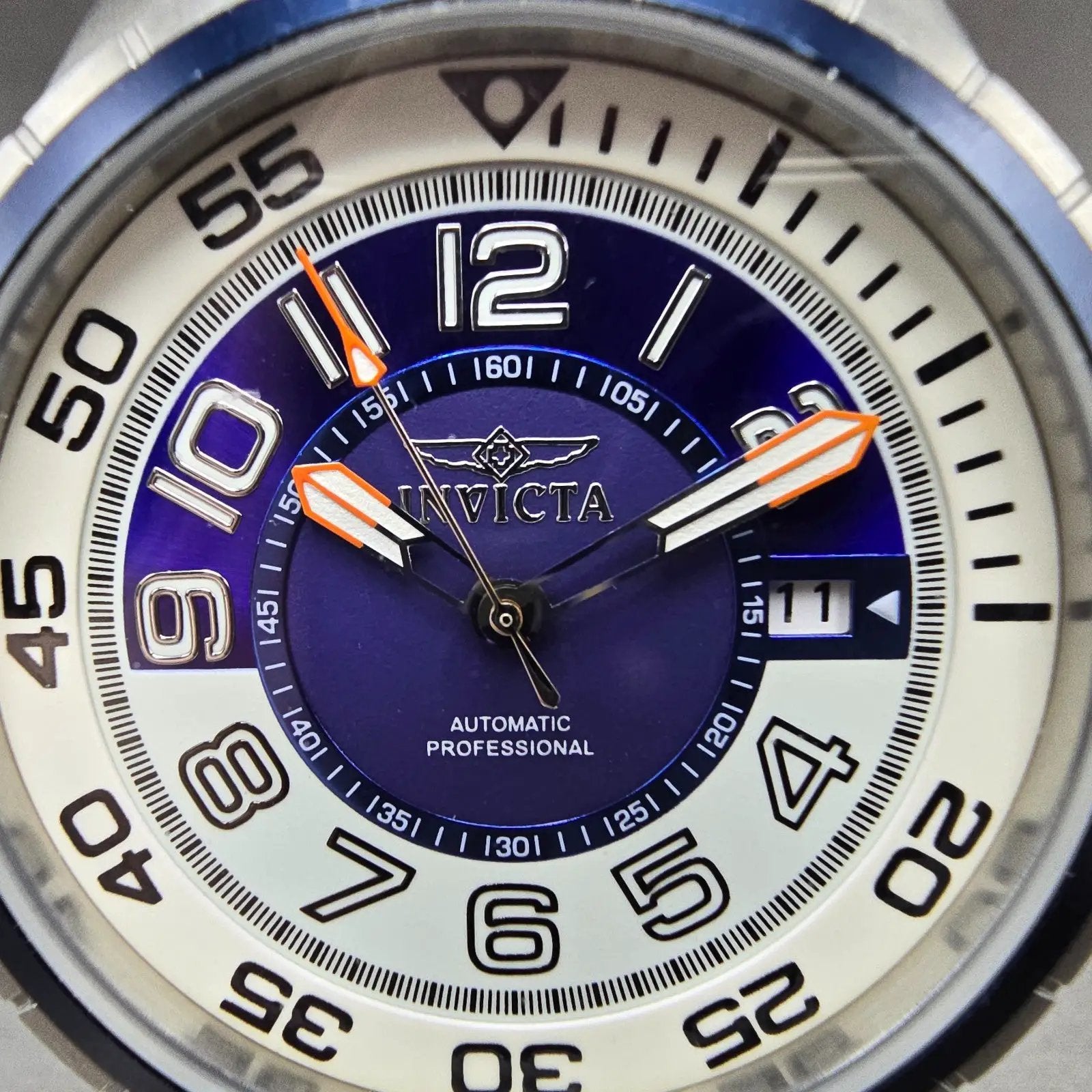 Invicta Specialty Automatic Watch Men 45mm White Dial Steel Date 1832 Runs GYGUJ1