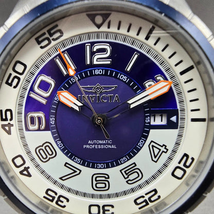 Invicta Specialty Automatic Watch Men 45mm White Dial Steel Date 1832 Runs GYGUJ1