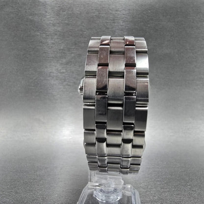 Bulova Sutton Skeleton Automatic Watch Men 43mm Silver Dial Steel 96A187 Works7