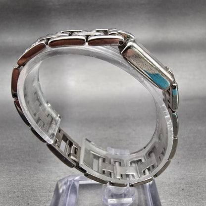 Bulova Watch Women 16mm White Dial Silver Tone Rectangle New Battery Vintage8