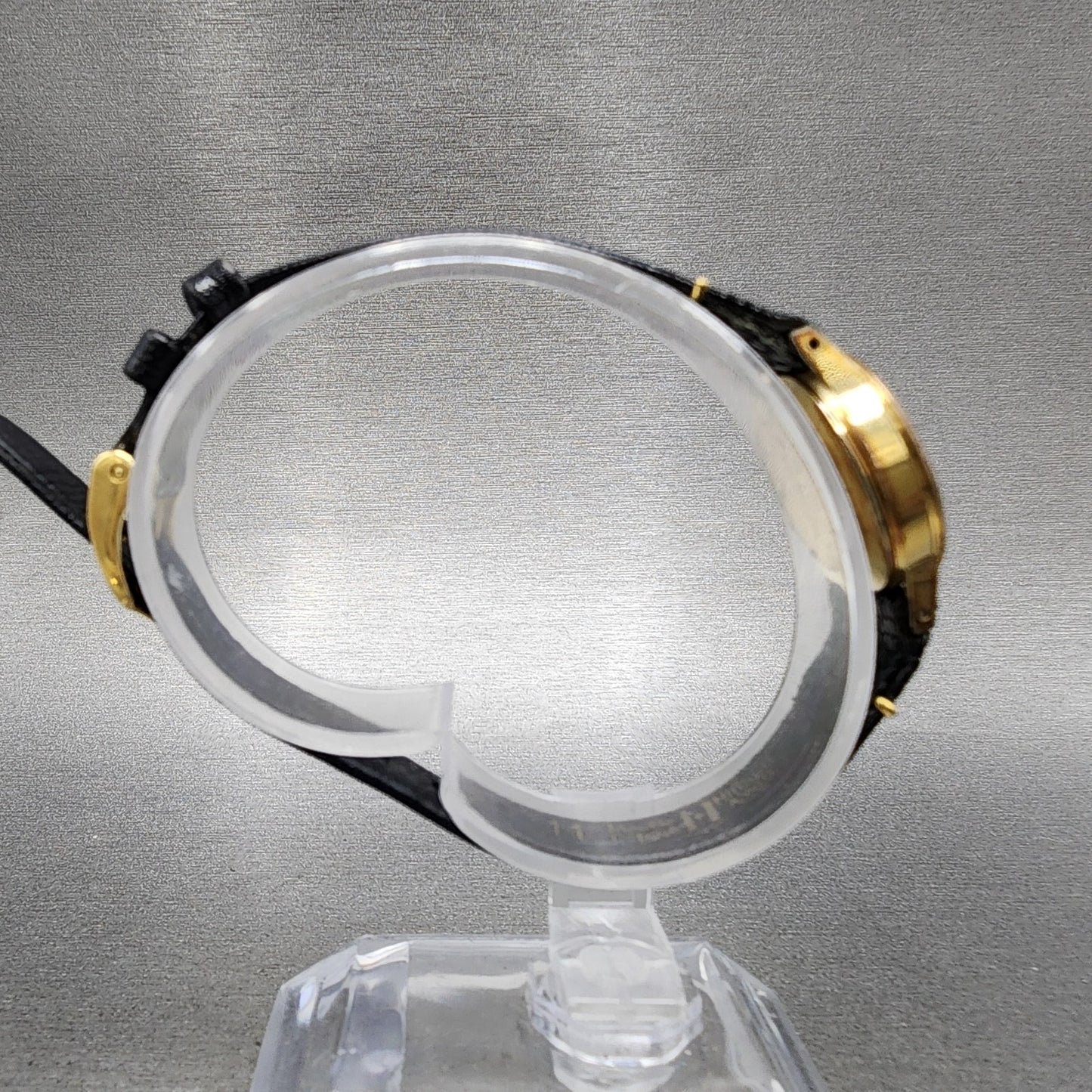 Orient Watch Women 21mm Gold Dial Gold Plated Round Leather New Battery VTG8