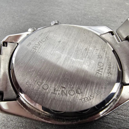 Citizen Eco-Drive Watch Men 38mm White Dial Steel Atomic Date H416-S046998 PARTS9