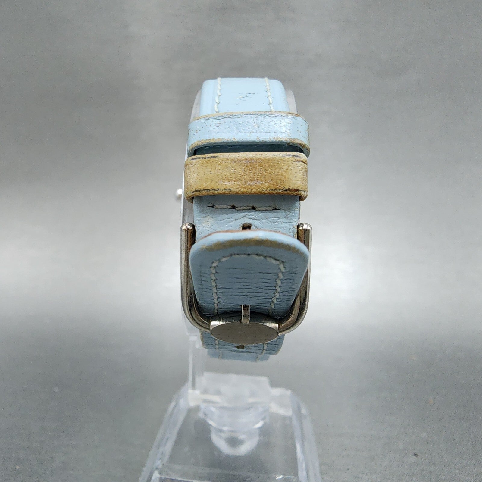 Tissot Rock Watch Women 30mm Blue Stone Dial Stone Case Round R150 New Battery9