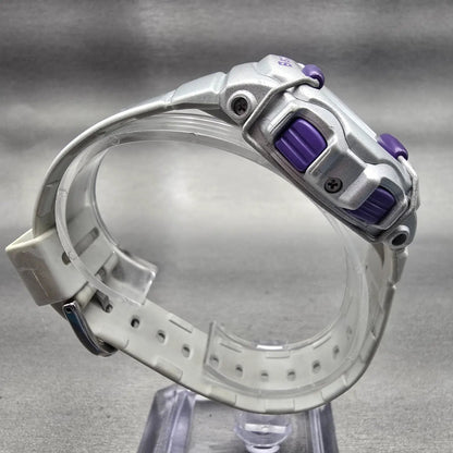 Casio Baby-G BG-1006SA Watch Women 42mm Purple Silver Alarm Chronograph New Batt8