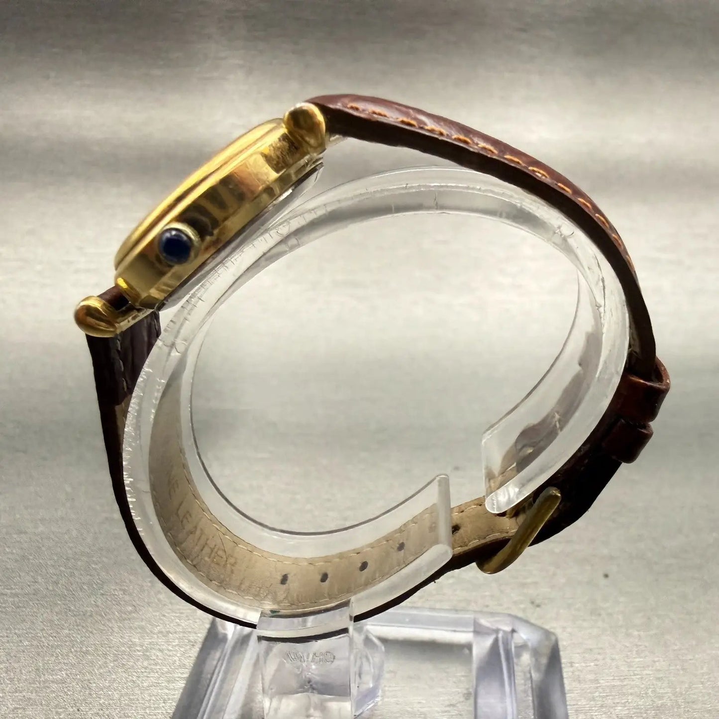 Seiko SQ Watch Women 24mm Champagne Dial Gold Tone Date Round 2625-0079 New Batt6