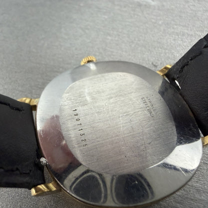 Longines Watch Men 32mm Gold Dial Gold Plated Manual Wind Runs 3643 847 Runs VTG9