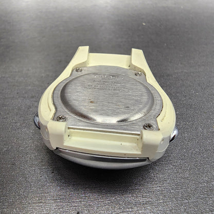 ALBA Spoon Red Led Watch Men 40mm Digital Silver White Alarm Chrono New Battery9