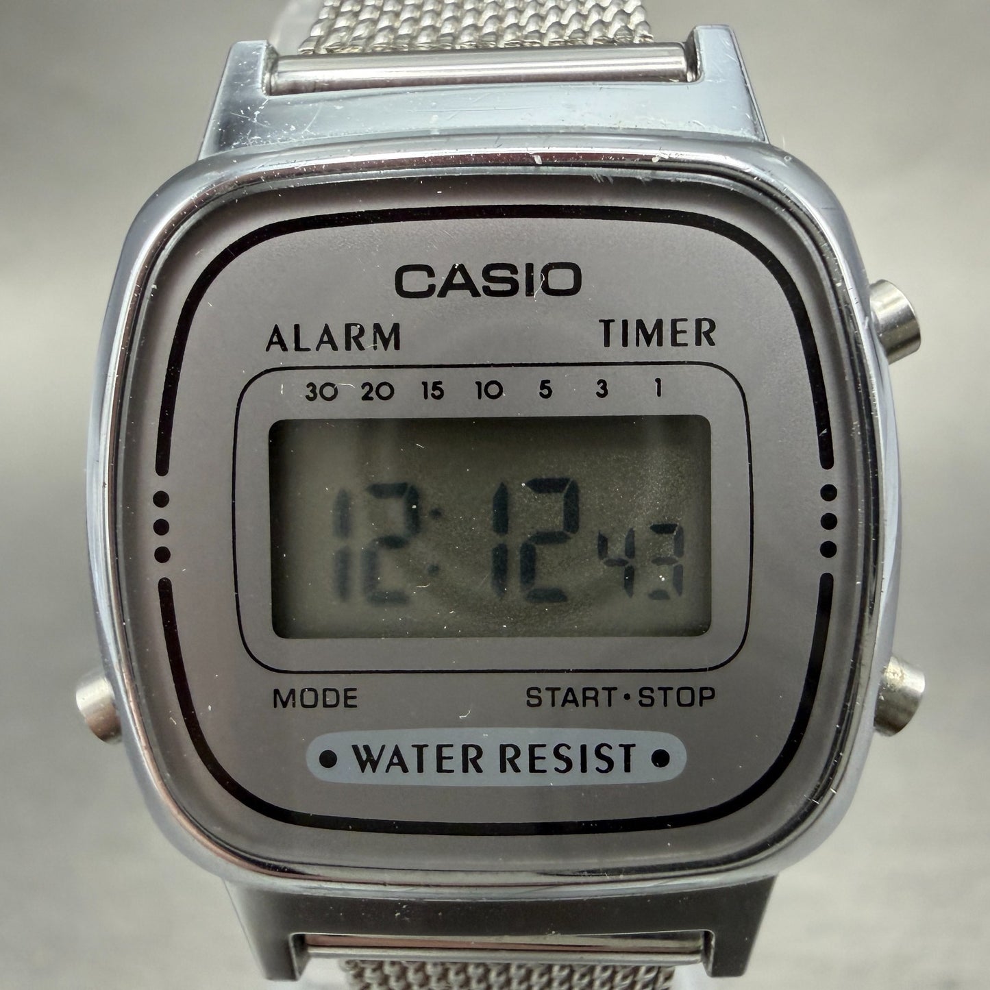 Casio Digital Watch Women 22mm Silver Alarm Chrono Daydate LA670WE New Battery1