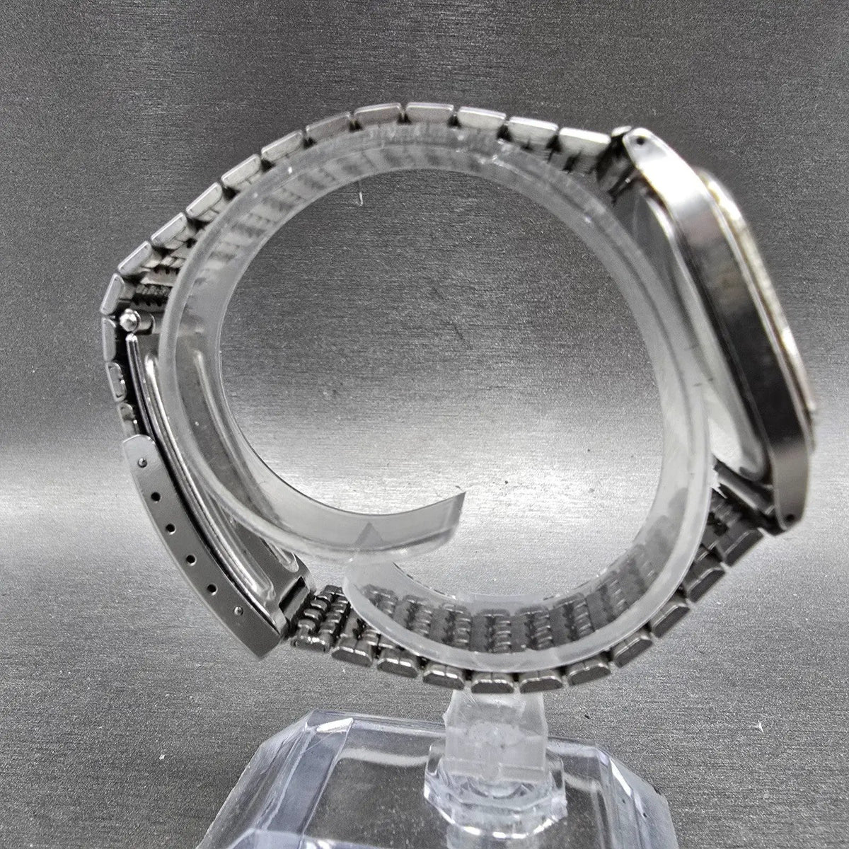 Seiko Watch Men 30mm White Dial Silver Tone Oval 7830-5210 JDM PARTS9