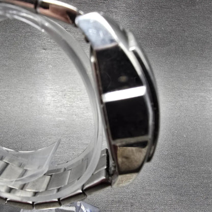 Invicta Lupah Watch Women 29mm Silver Dial Silver Tone Rectangle 15842 New Batt5