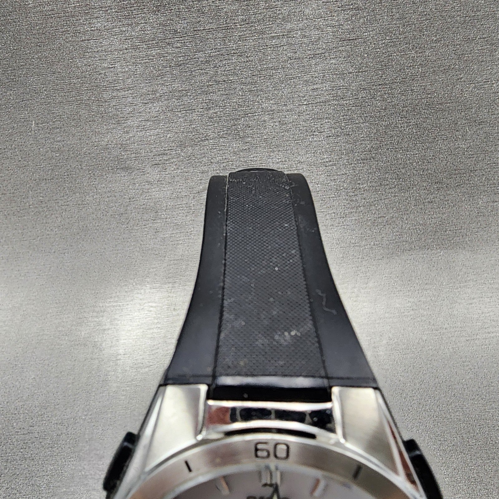 Casio Wave Ceptor Watch Men 43mm White Dial Black Tone Date Chrono Solar Runs4