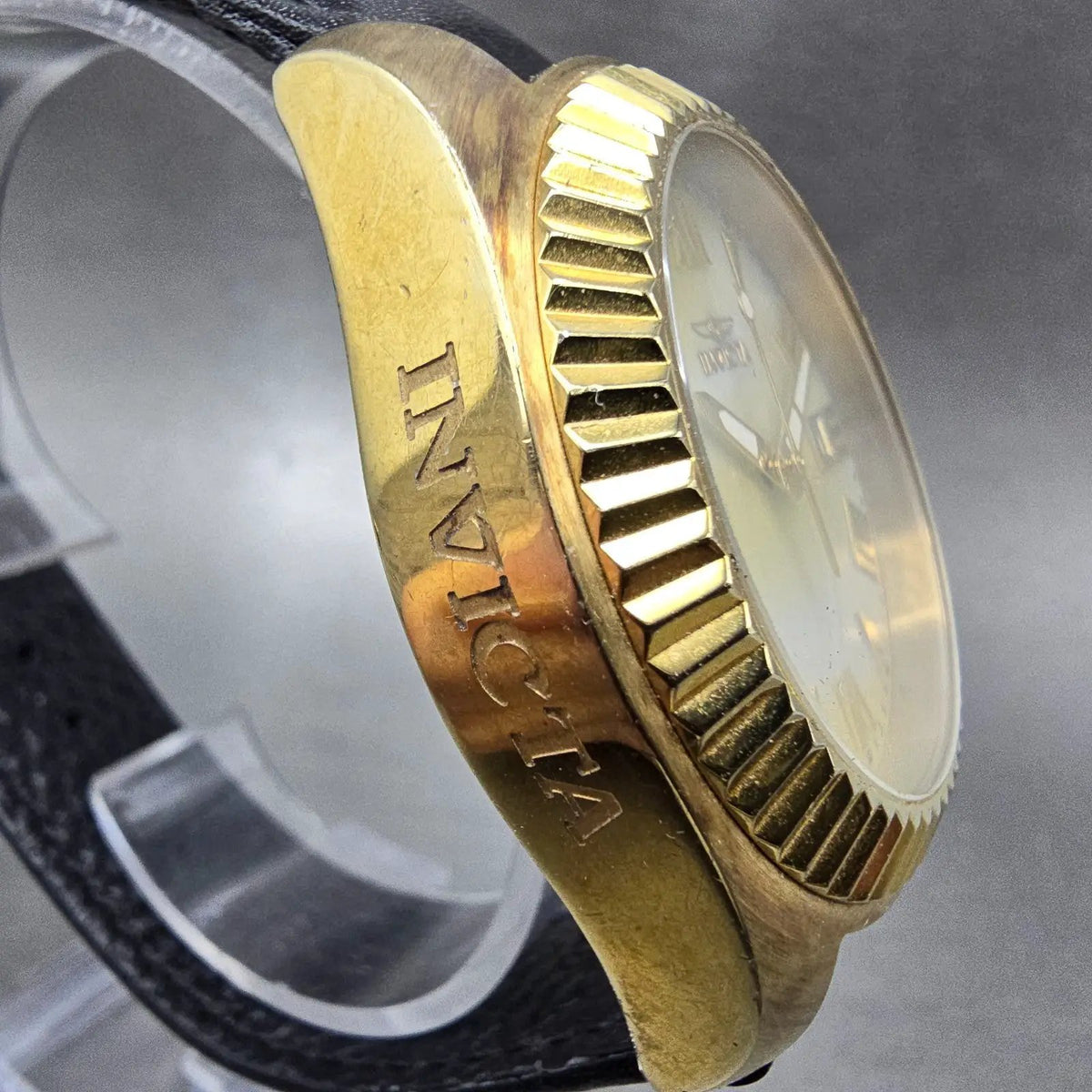Invicta Angel Watch Women 40mm MOP Dial Gold Tone Date 20316 New Battery3