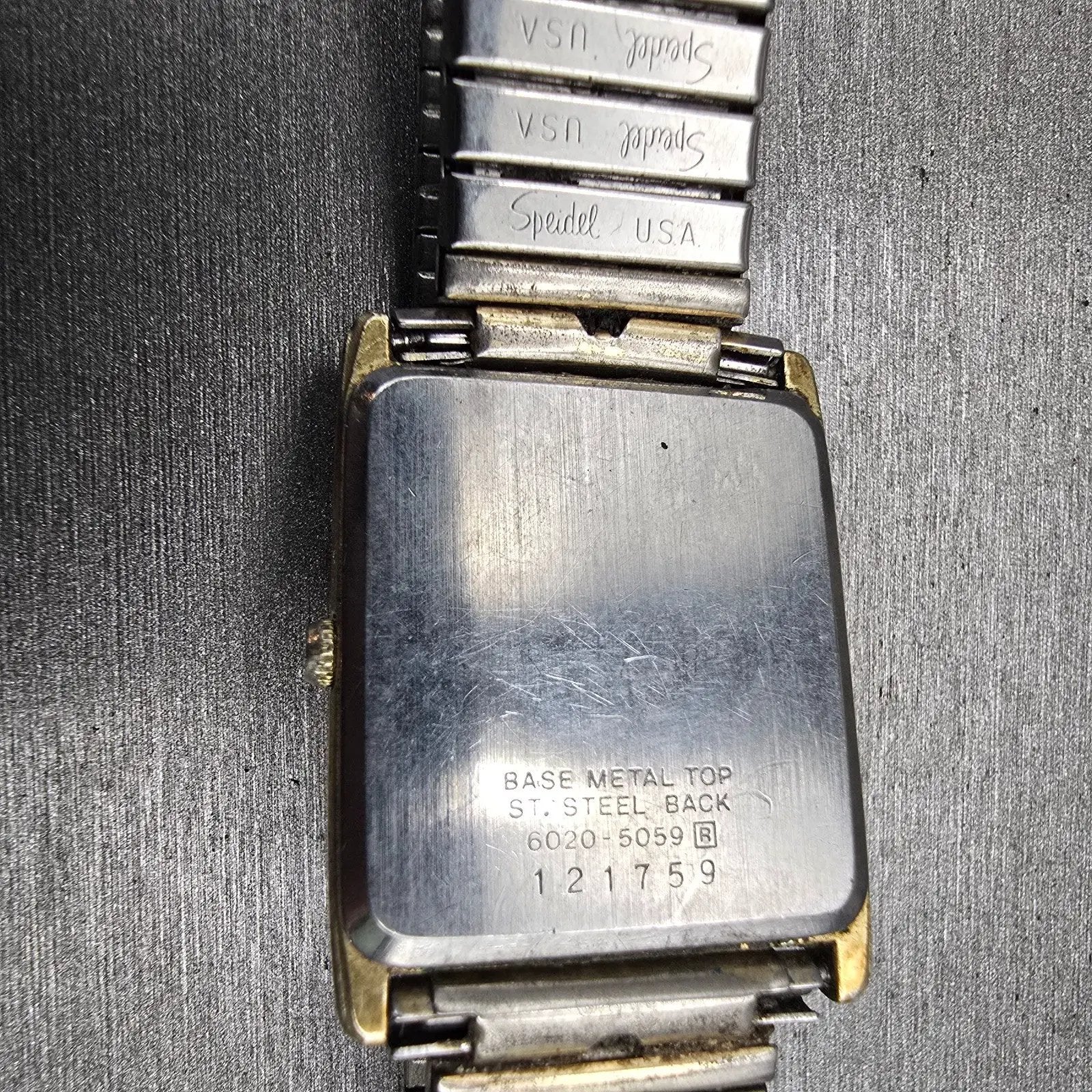 Seiko Lassale Watch Men 25mm Gold Dial Gold Tone VTG 6020-5059 New Battery READ10