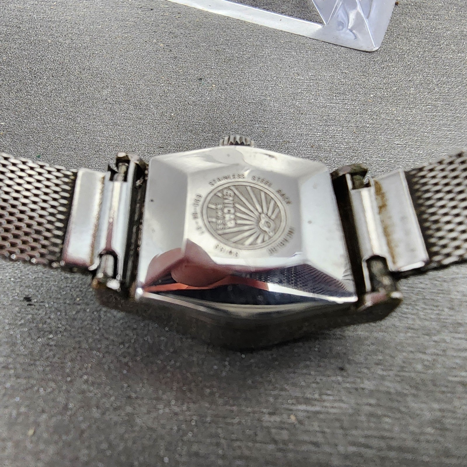 Enicar Star Watch Women 18mm Silver Dial Silver Tone Manual Wind PARTS10