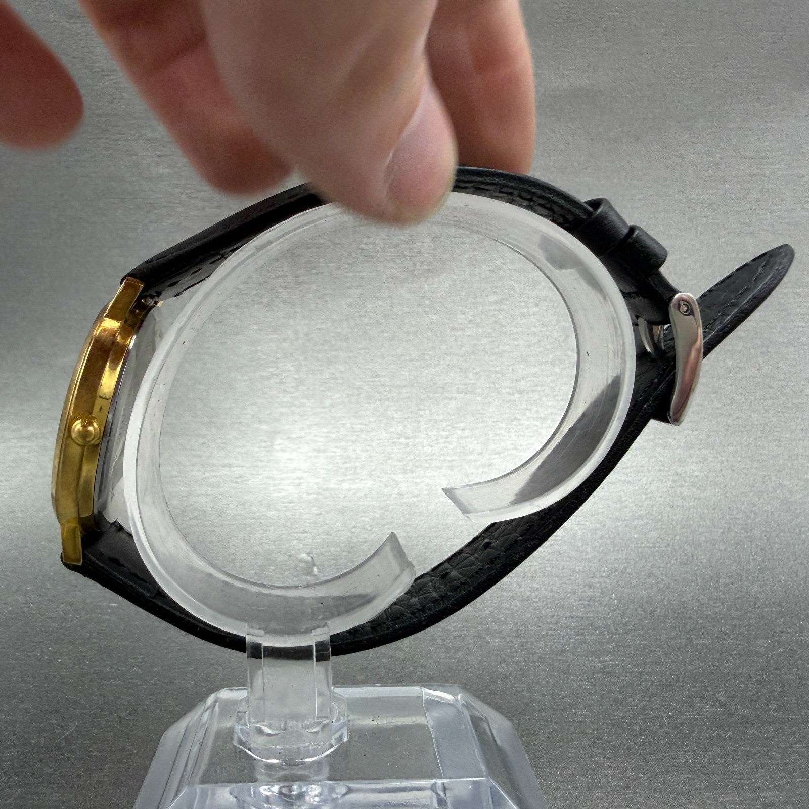 Bulova Chevrolet Watch Unisex 31mm Gold Dial Gold Tone Round 92P19 New Battery6