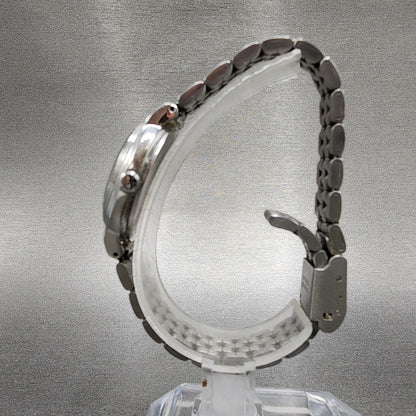 Seiko ALBA Solar Watch Women 27mm Silver Dial Silver Tone Round V1810AL0 Runs6