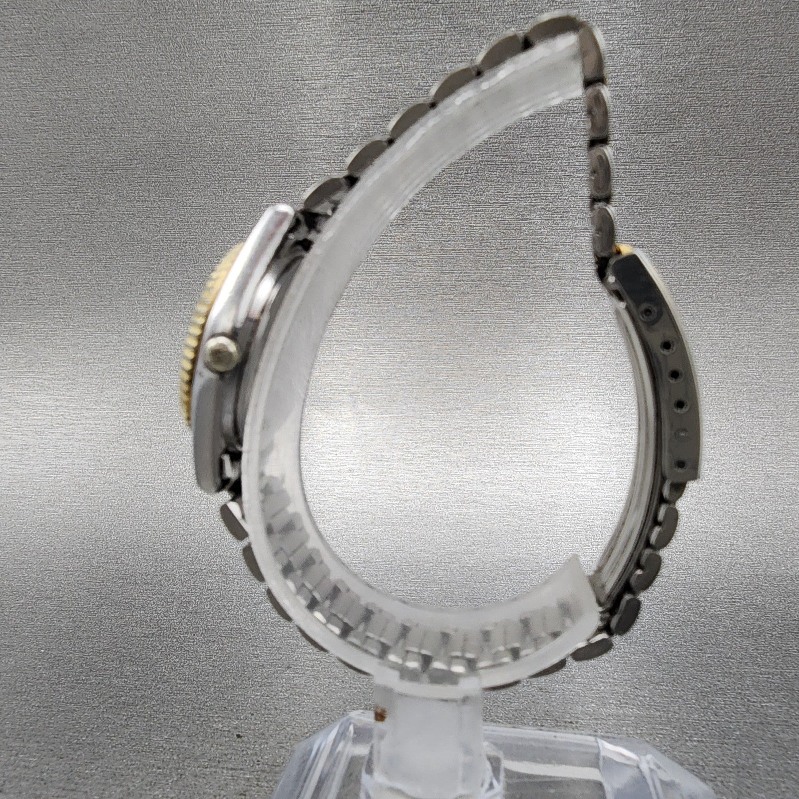 Seiko SQ Watch Women 24mm Champagne Dial Two Tone Daydate 2a230030 New Battery6