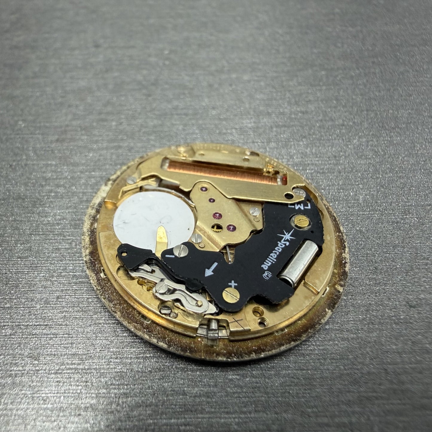Swiss 2T PUW 2501 2531 Spaceline Movenent Round Hamilton Dial Quartz PARTS7