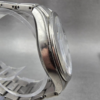 Citizen Eco-Drive Attesa Watch Men 38mm White Dial Titanium Atomic Date PARTS!!!4