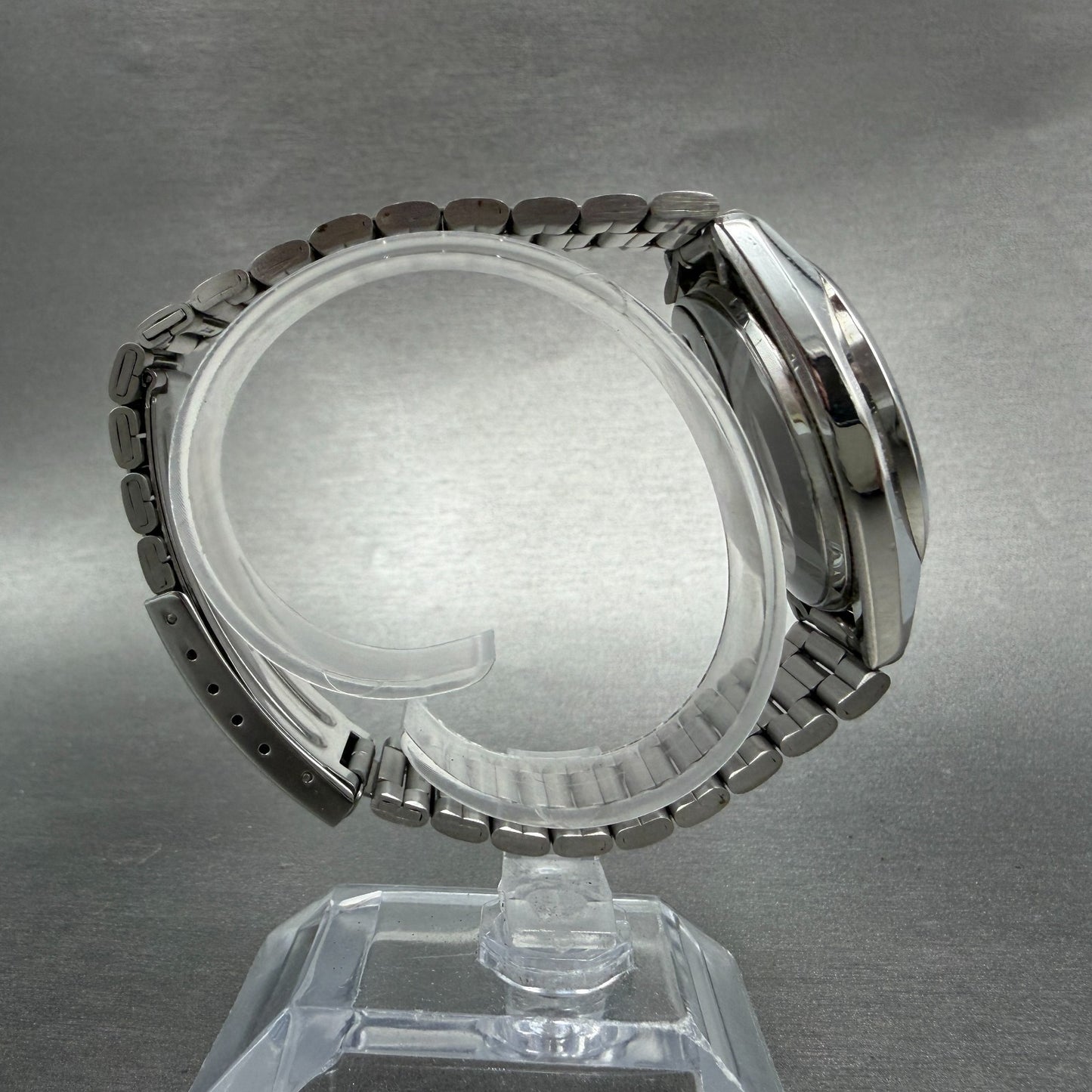 Seiko King Quartz Watch Men 36mm Silver Dial Steel Daydate 4823-8000 New Battery8