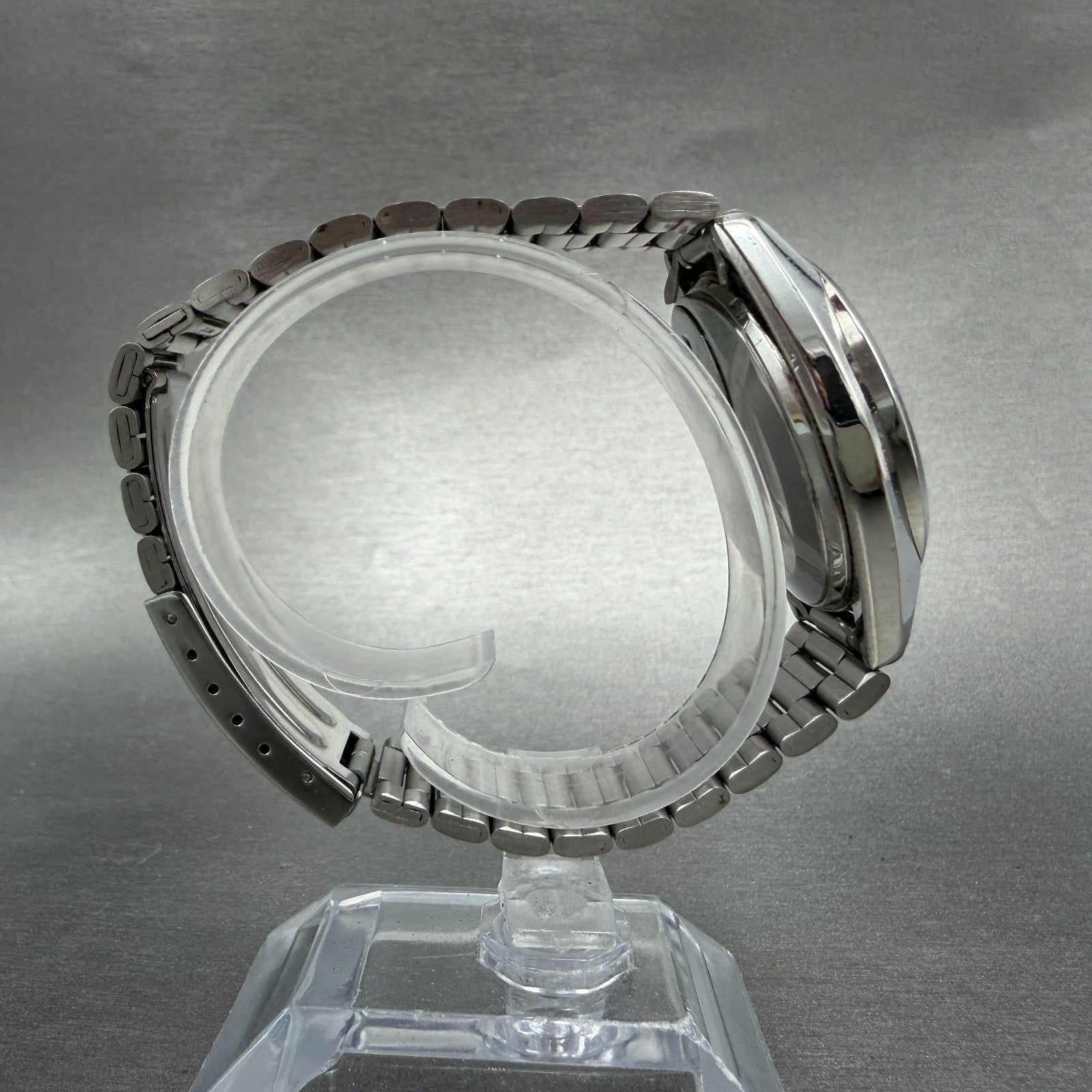 Seiko King Quartz Watch Men 36mm Silver Dial Steel Daydate 4823-8000 New Battery8
