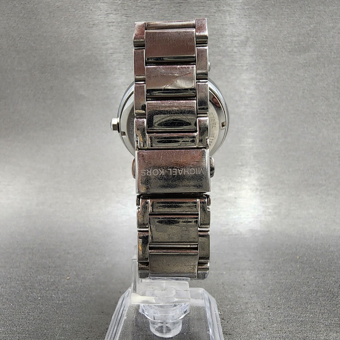 Michael Kors Parker Watch Women 39mm Silver Dial Silver Tone Round New Battery7
