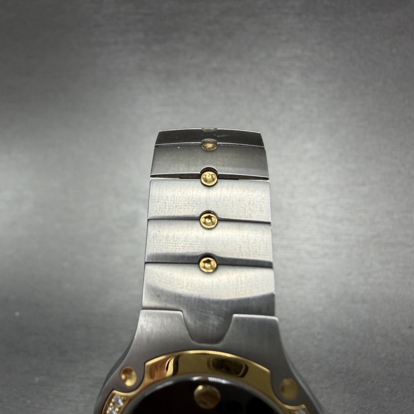 Movado Sports Edition Watch Women 27mm Black Dial Two Tone Diamonds New Battery4