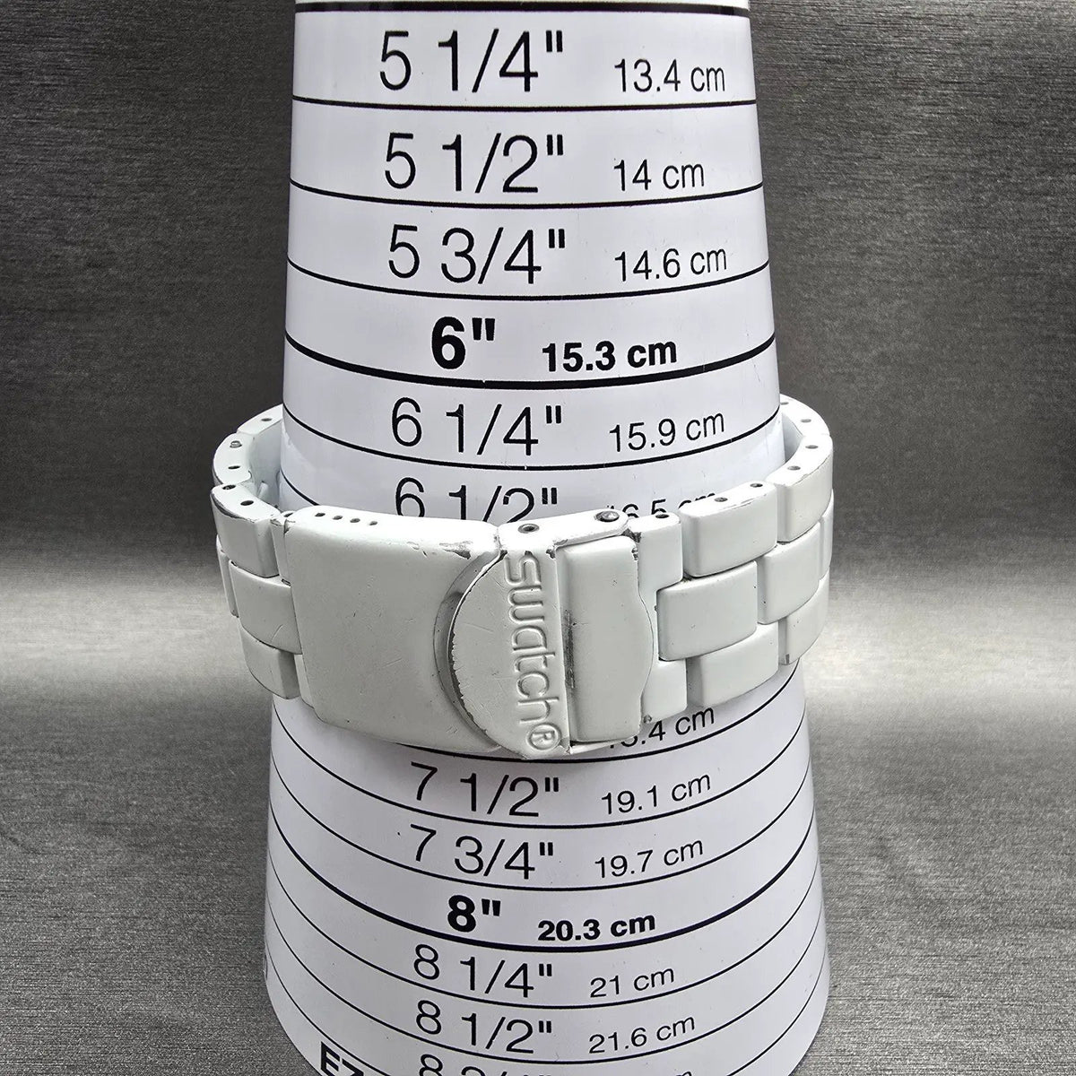 Swatch Irony Diaphane Full-Blooded Chrono Watch Men 43mm White Dial Clear NewBat9