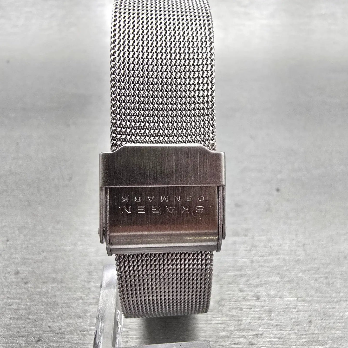 Skagen Disney Tank Watch Women 22mm Dual Time Silver Tone D295USS New Battery7