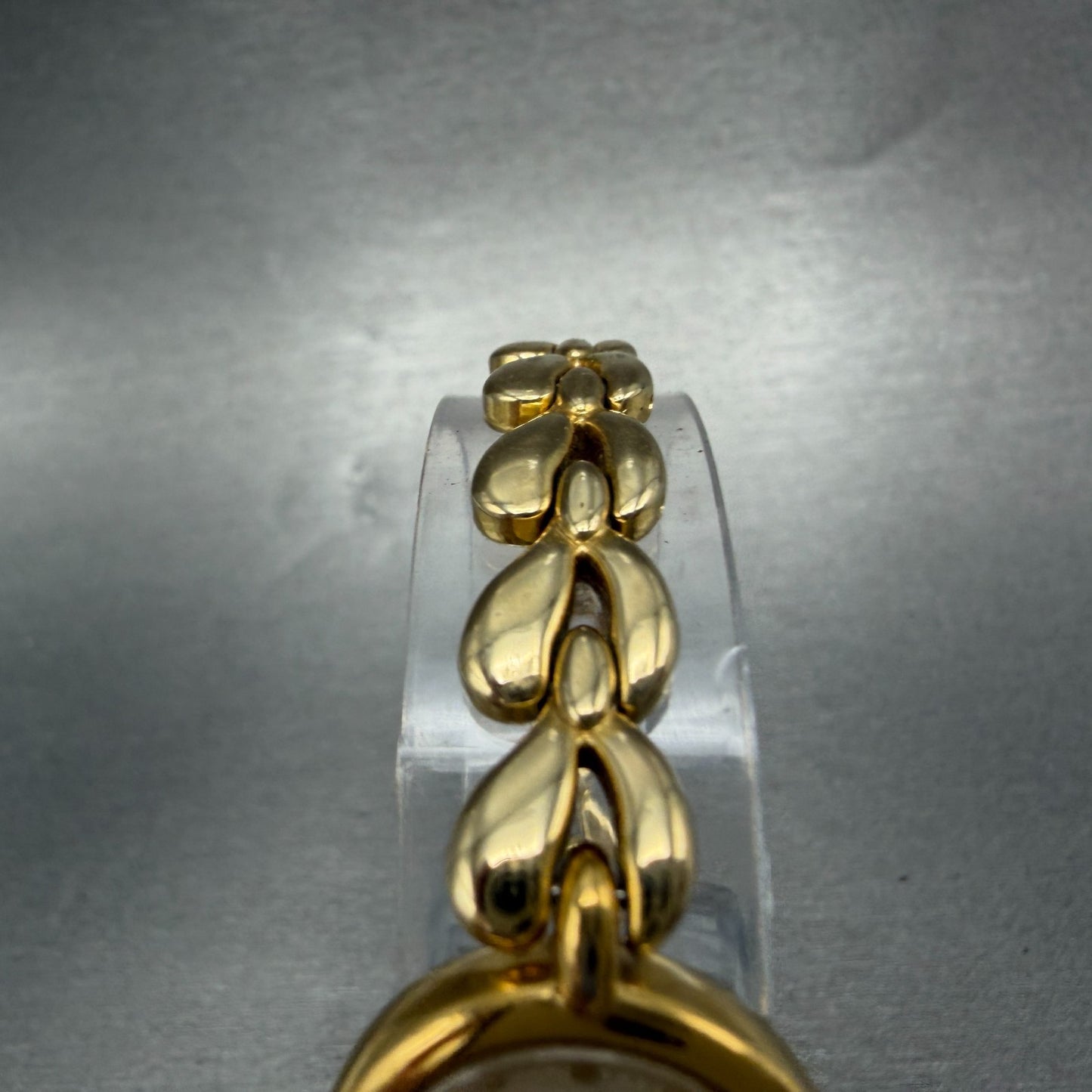 Seiko Lucent Watch Women 20mm Champagne Dial Gold Tone Round 4N21-0480 New Batt4
