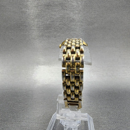 Seiko Watch Women 19mm White Dial Gold Tone Round 1N00-0C49 New Battery