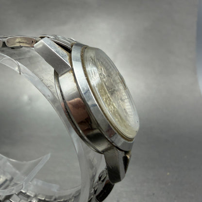 Citizen Date Star Watch Women 26mm Silver Dial Silver Tone Manual 4-530217K Runs3