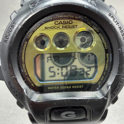Casio G-Shock DW-6900PL Watch Men 51mm Gold Black Alarm Chronograph New Battery1
