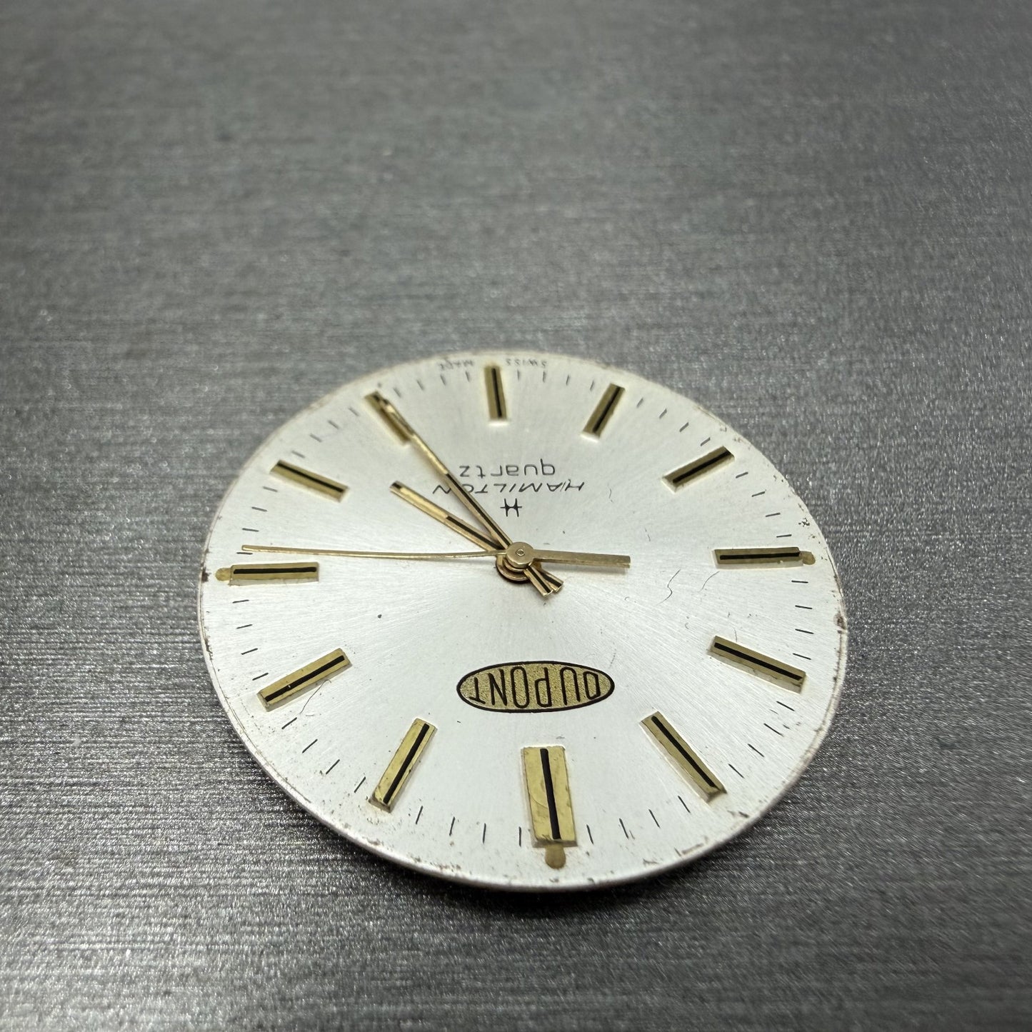 Swiss 2T PUW 2501 2531 Spaceline Movenent Round Hamilton Dial Quartz PARTS4