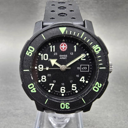Victorinox Swiss Army Striker Watch Women 31mm Black Dial Black Tone Date PARTSK0