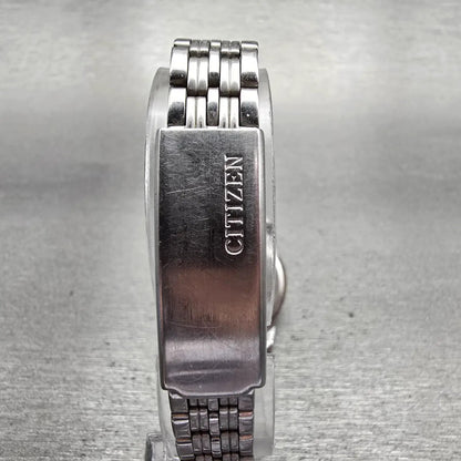 Citizen CQ Watch Women 26mm White Dial Silver Tone Daydate 1002-B02855 New Batt7