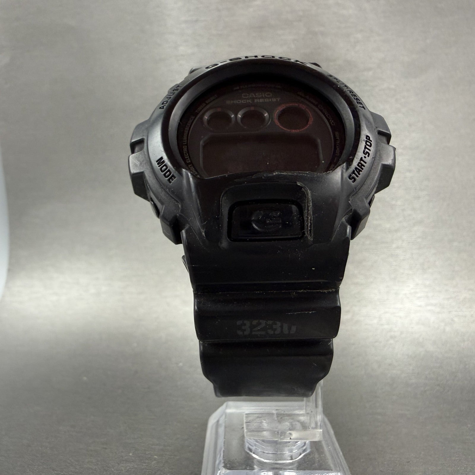 Casio GShock DW6900MS Watch Men 50mm Digital LCD Black Tone Alarm Chrono Works5