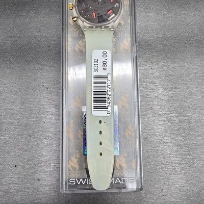 Swatch Chrono London 1948 Watch Men 43mm Blue Dial SCZ102 New Battery NOS7