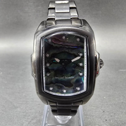 Invicta Lupah Watch Women 29mm Abalone Dial Black Rectangle 23211 New Battery 30