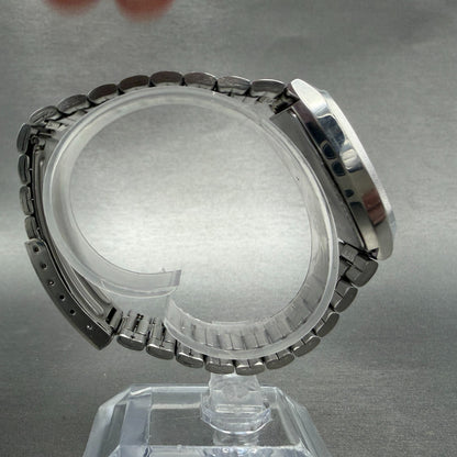 Seiko Spirit Watch Men 32mm Silver Dial Silver Tone Daydate 7N43-5040 PARTS VTG9