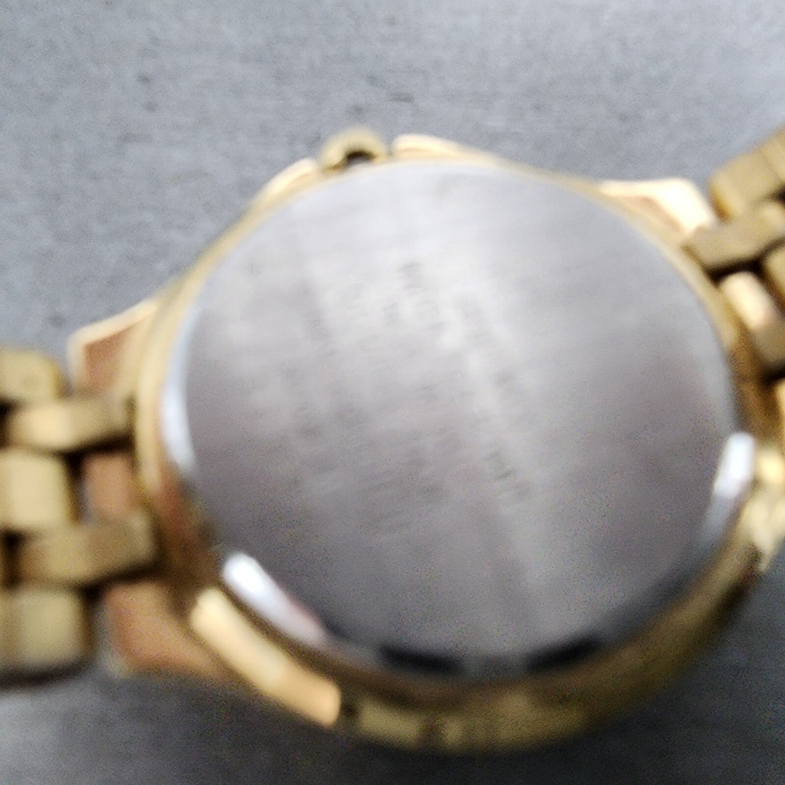 Seiko Watch Women 26mm Gold Dial Gold Tone Date Round 7N390050 New Battery9
