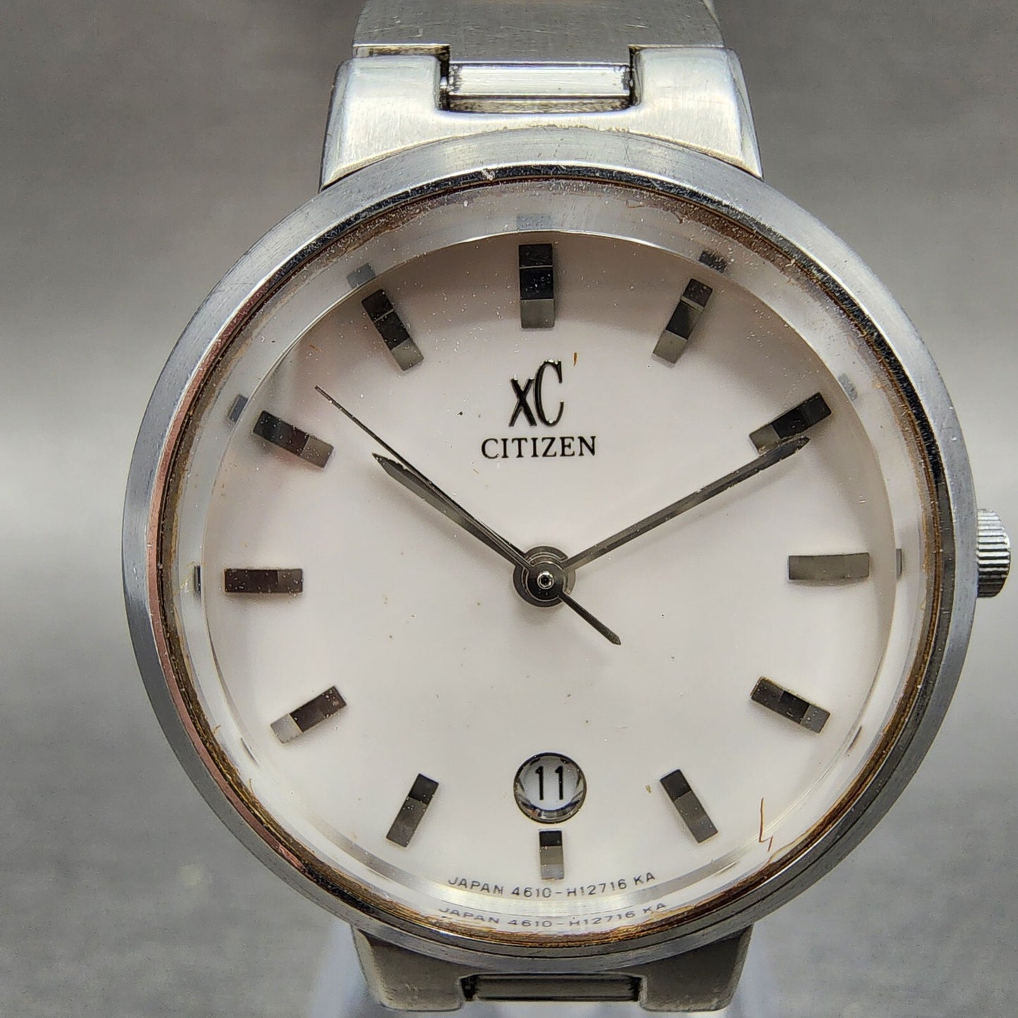 Citizen XC Watch Women 27mm White Dial Silver Tone Round 4613H07910 New Battery1