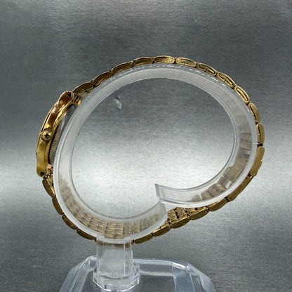Seiko Pulsar Watch Women 24mm MOP Dial Gold Tone Round V401-1730 New Battery6
