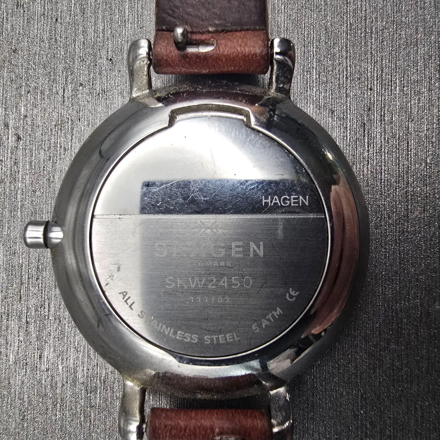 Skagen Hagen Watch Women 34mm Silver Dial Silver Tone Round SKW2450 New Battery10