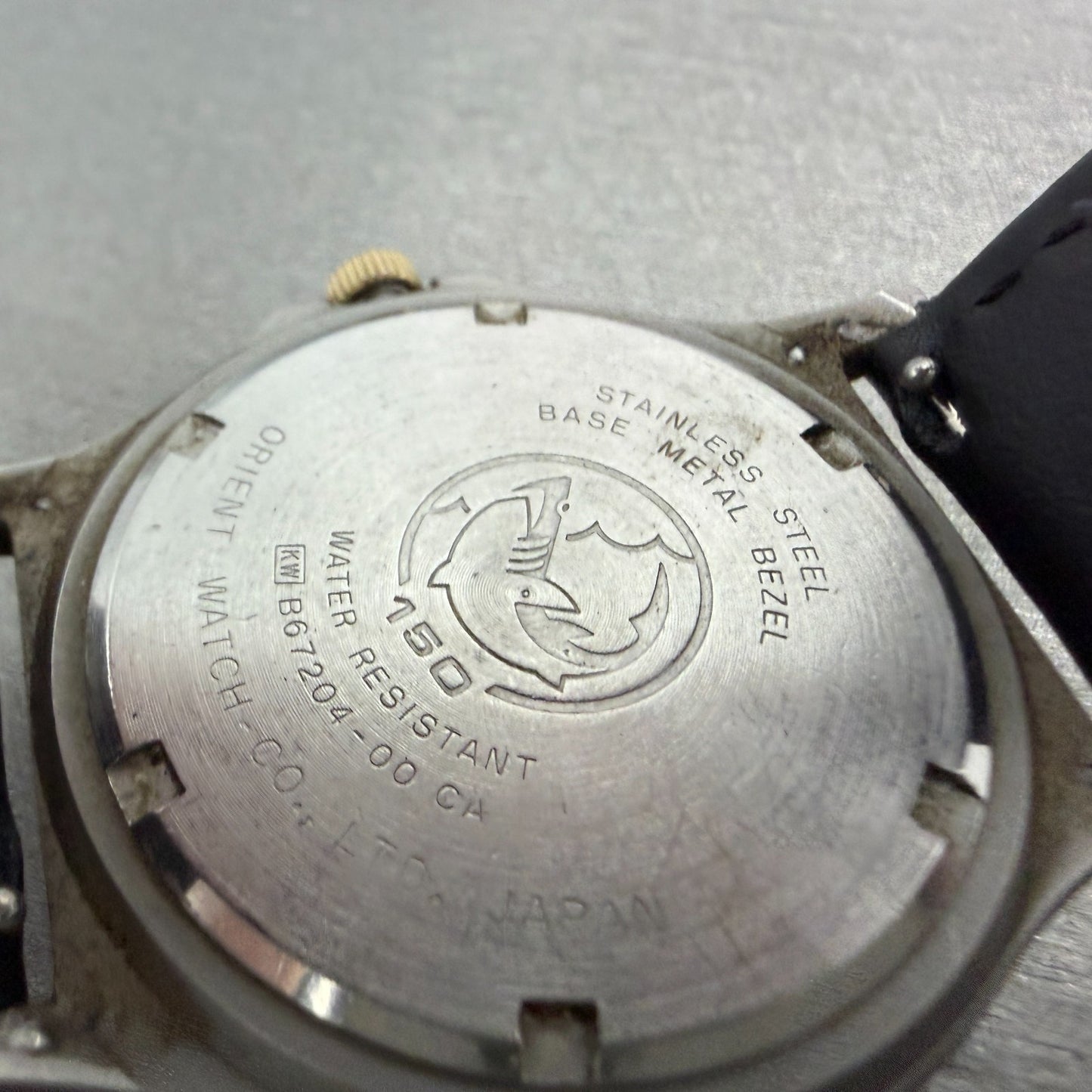 Orient Jupiter Dive Watch Men 36mm Silver Dial Two Tone Date Round New battery9