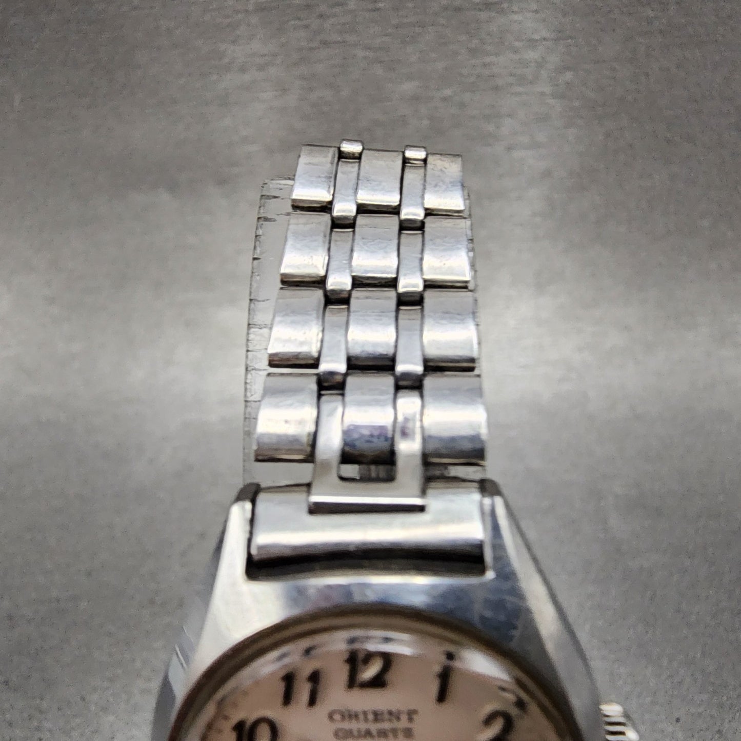 Orient Watch Women 25mm White Dial Steel Daydate Round E51930100CS New Batt4