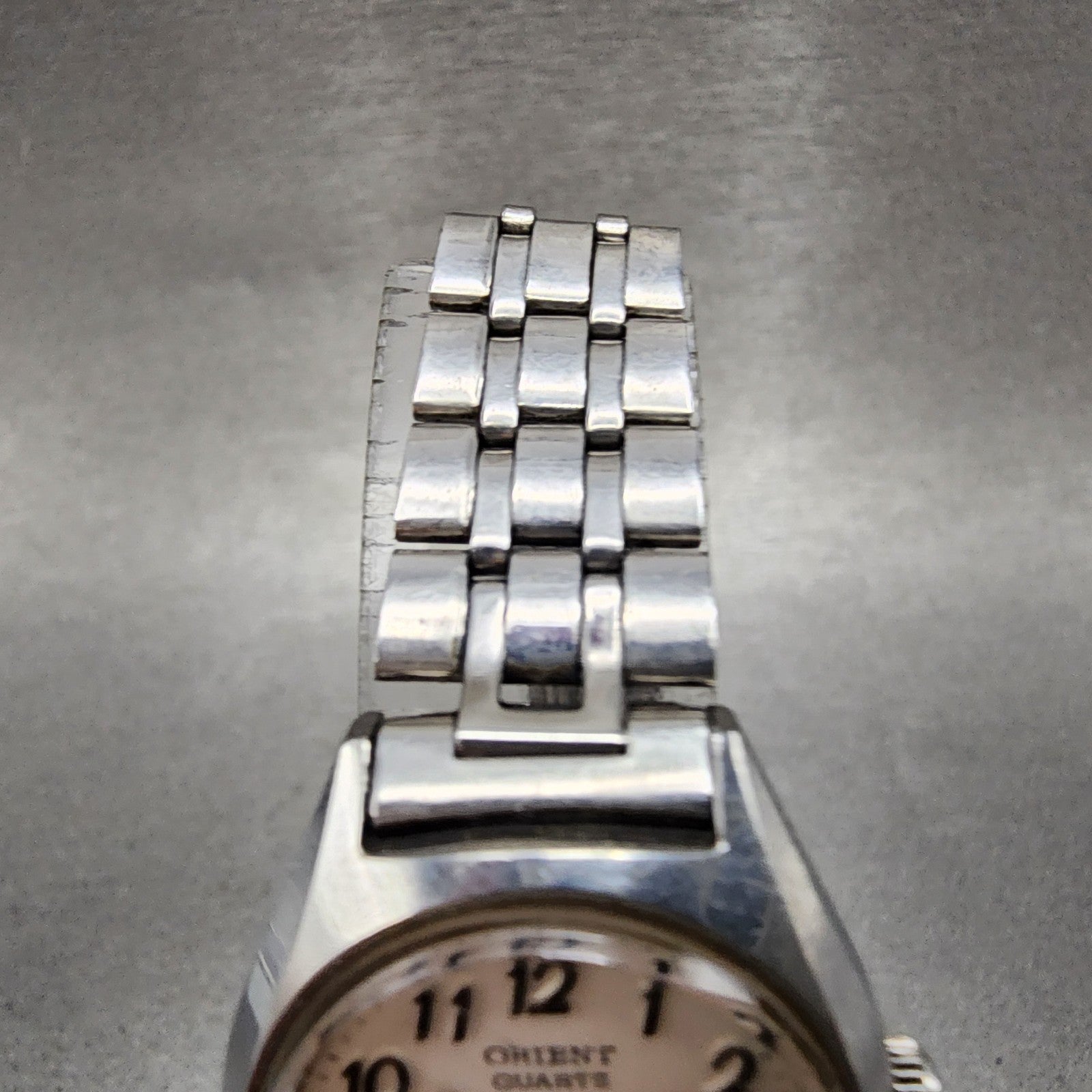 Orient Watch Women 25mm White Dial Steel Daydate Round E51930100CS New Batt4
